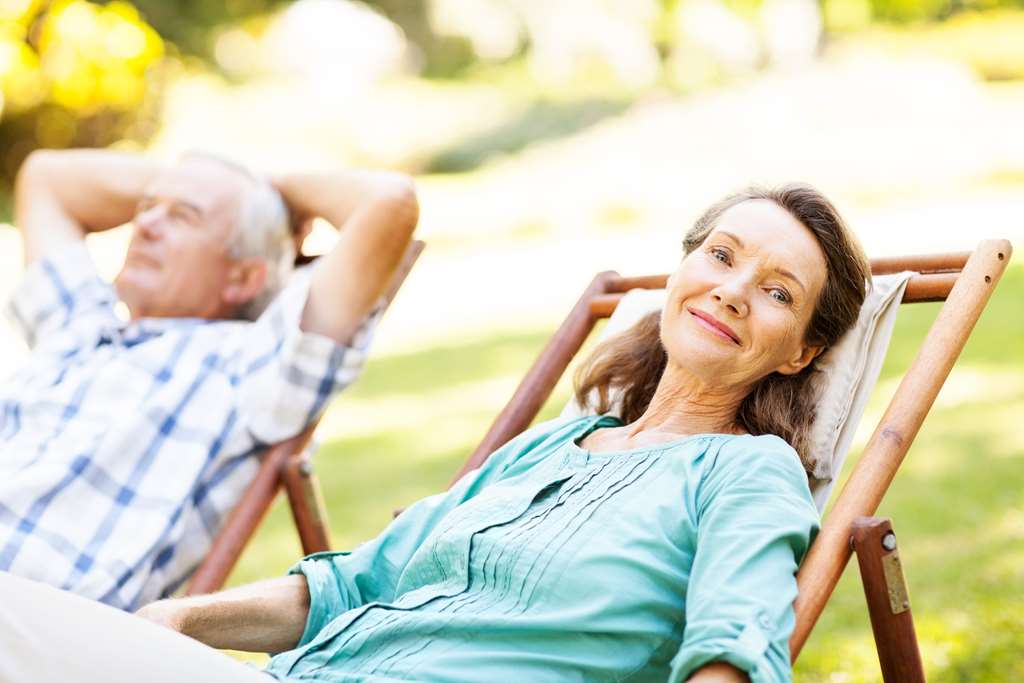 Relaxing with peace of mind